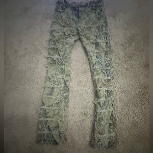 Stacked jeans